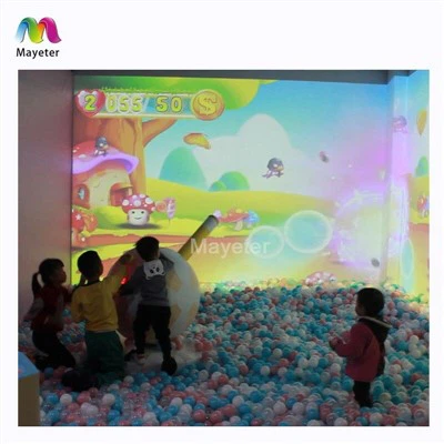 Детский центр по уходу за детьми Интерактивные игры Проекционное программное обеспечение Веселая игровая площадка в помещении