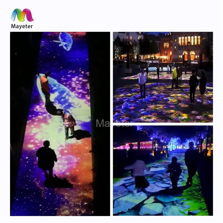 Наружная 3D голограмма Проекционные проекторы Проекционная интерактивная реклама