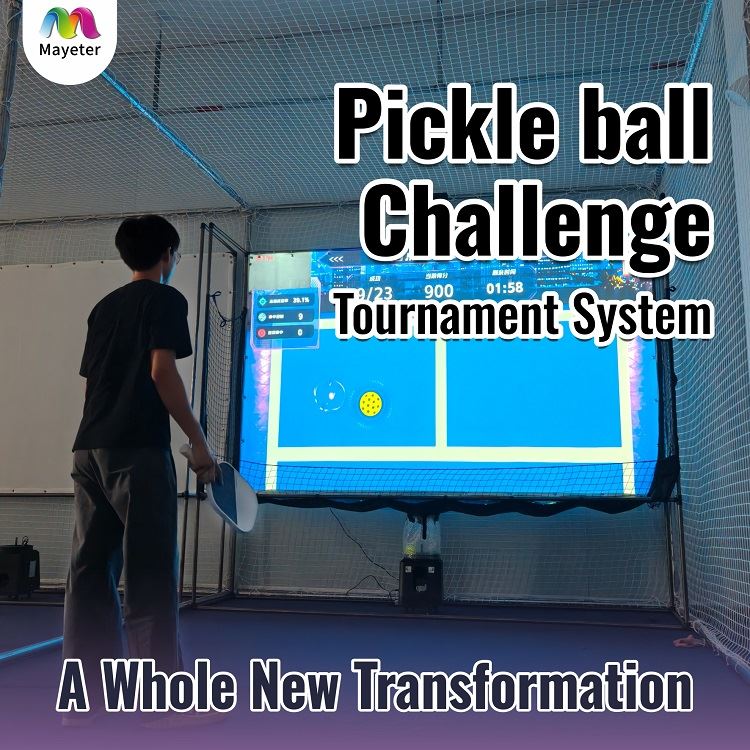 AR интерактивная игровая система Pickleball, крытый спортивный симулятор проекции для развлекательных центров