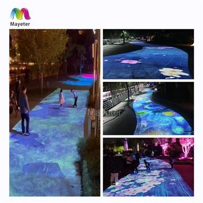 Уличный экран Проектор для наружной рекламы Наземная проекция